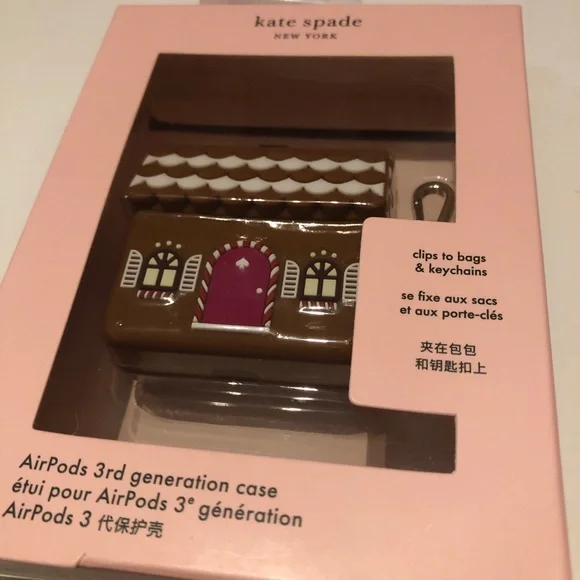 Kate Spade Gingerbread House AirPods 3rd generation case - Picture 2 of 4
